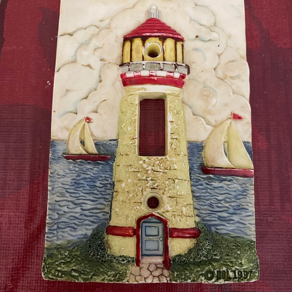 Lighthouse light switch cover plate